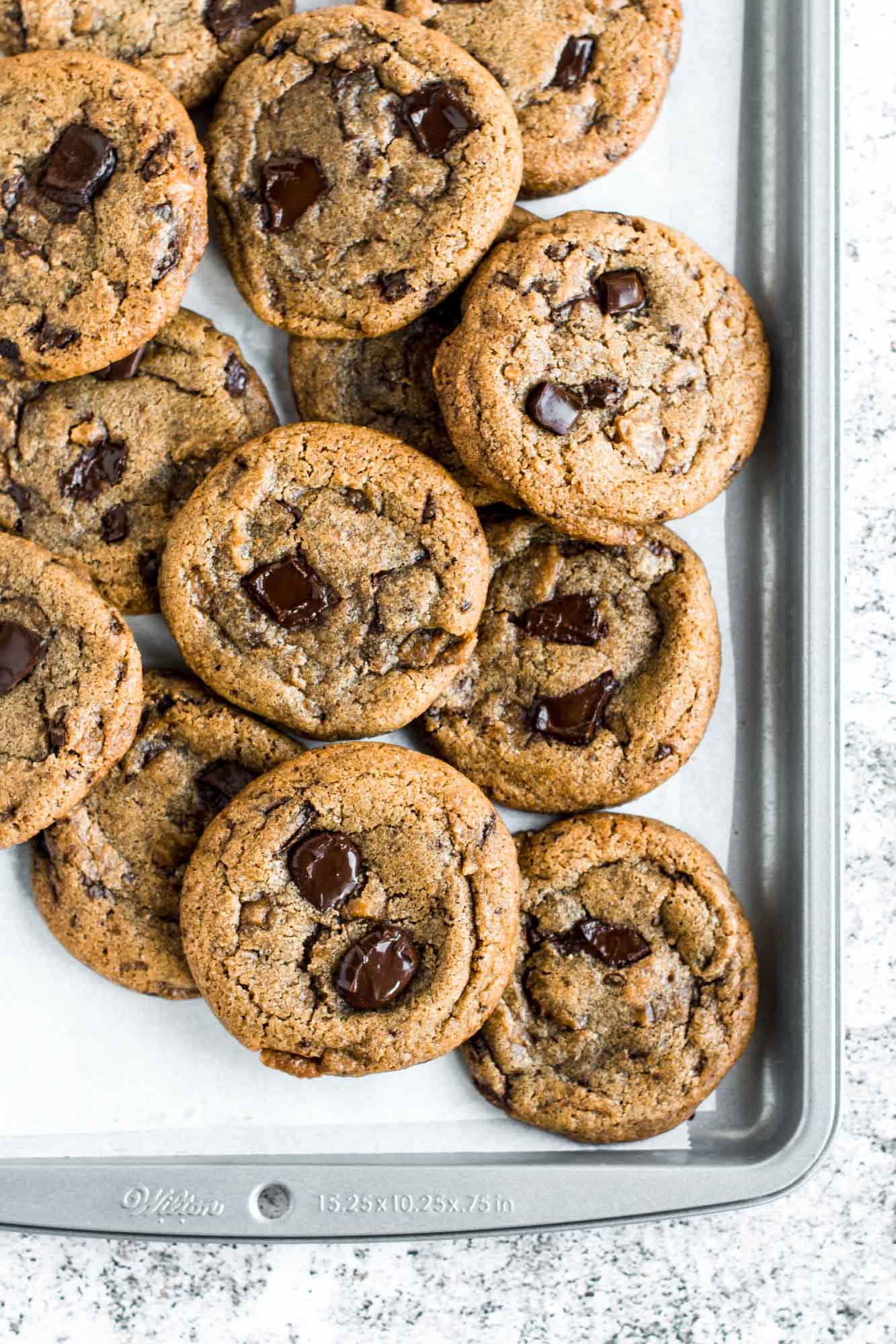 Brown Butter Toffee Chocolate Chunks Cookies