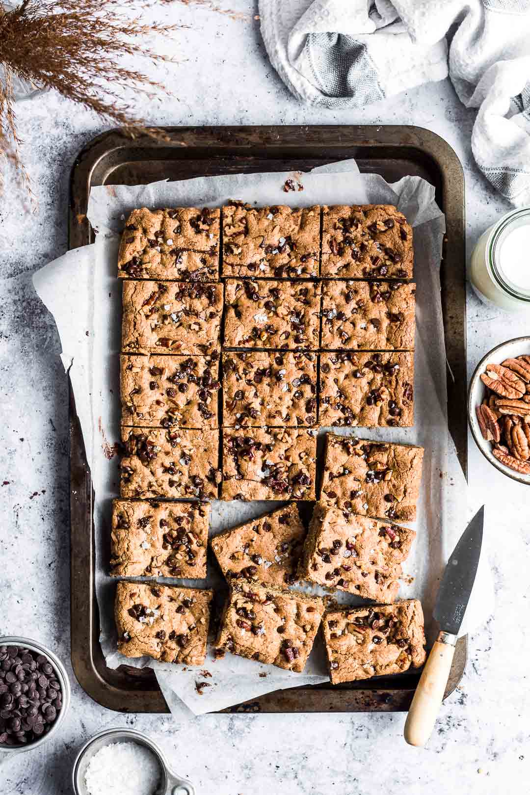 Brown Butter and Rye Cookie Bars